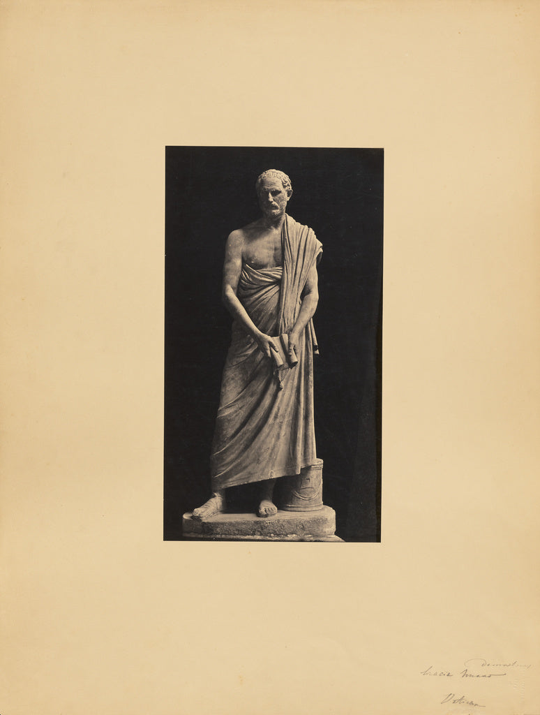 James Anderson:Demosthenes, Braccia Nuovo, Vatican, Poster Print Wall Art