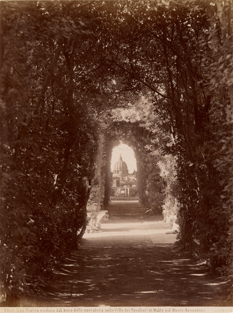 James Anderson:St. Peter's Through the Keyhole, Poster Print Wall Art