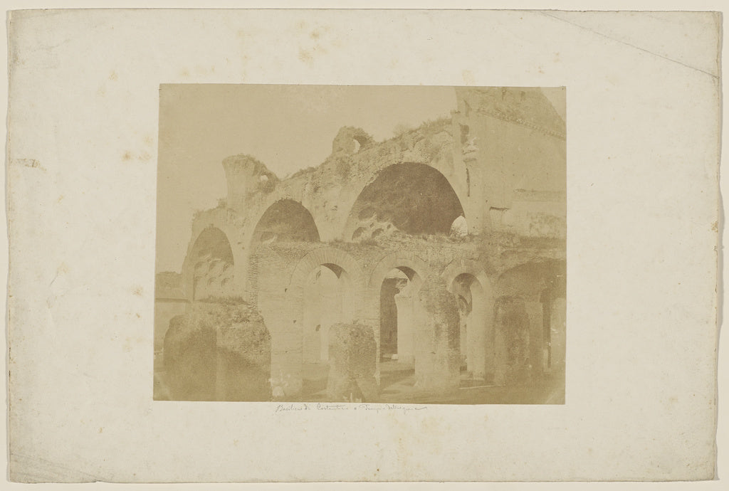 Unknown maker, Italian:[Basilica of Maxentius and Constantin, Poster Print Wall Art