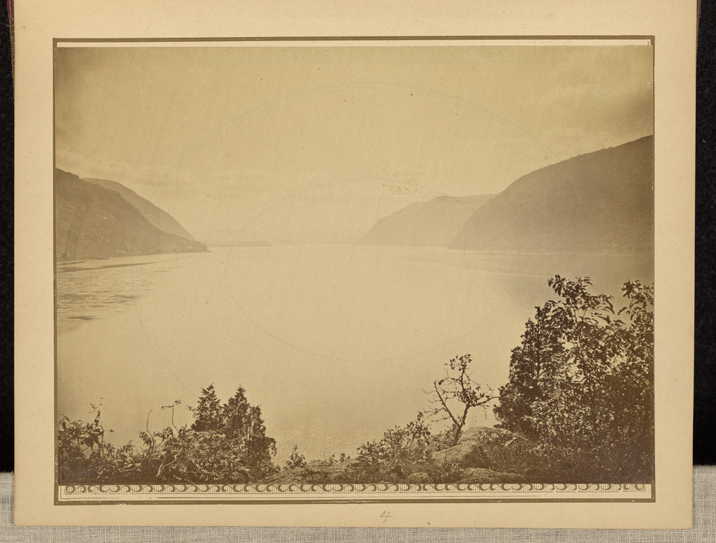 John Coates Browne:Hudson River Highlands, Poster Print Wall Art