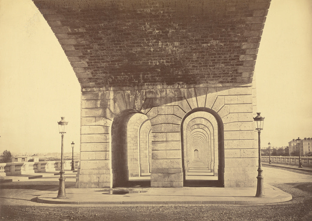 Auguste Hippolyte Collard:Pont du Point du Jour, Poster Print Wall Art