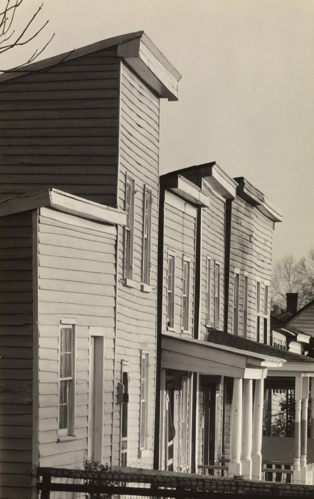 Walker Evans:Frame Houses in Virginia, Poster Print Wall Art