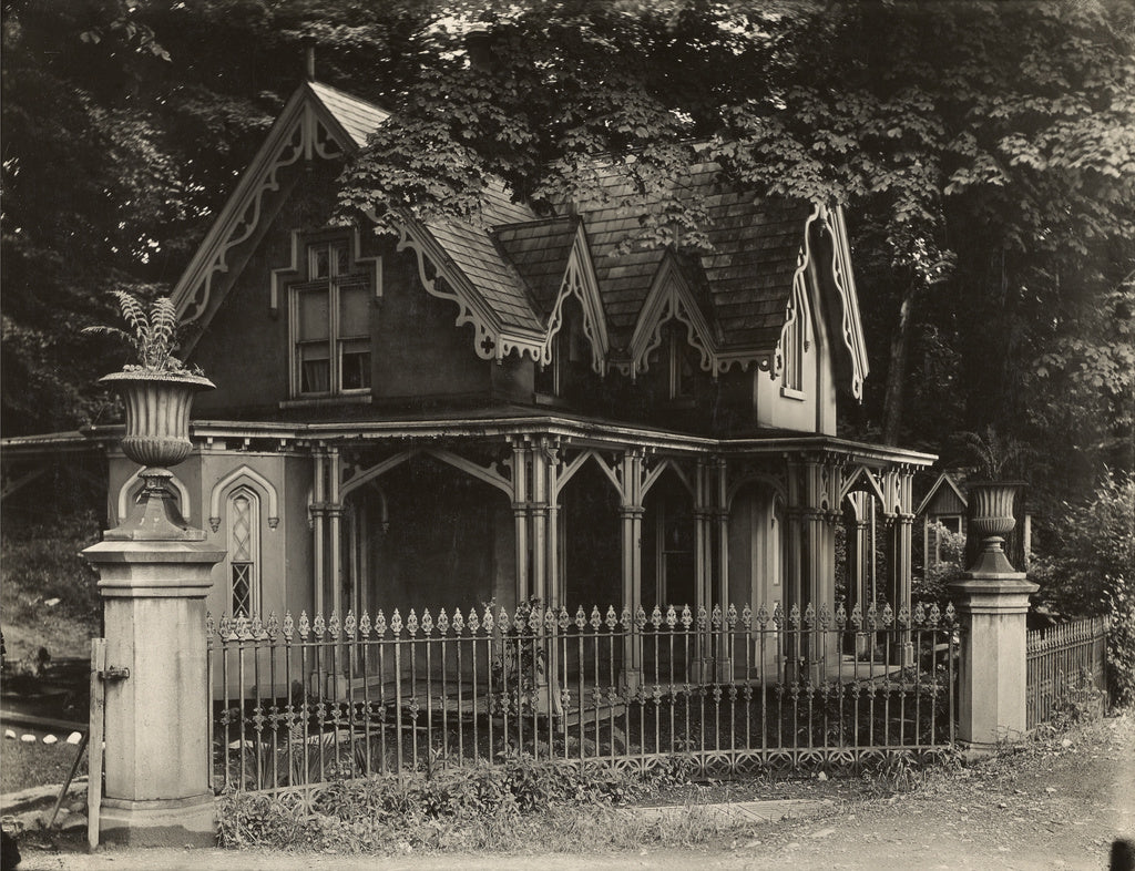 Walker Evans:Gothic Gate Cottage near Poughkeepsie, New York, Poster Print Wall Art