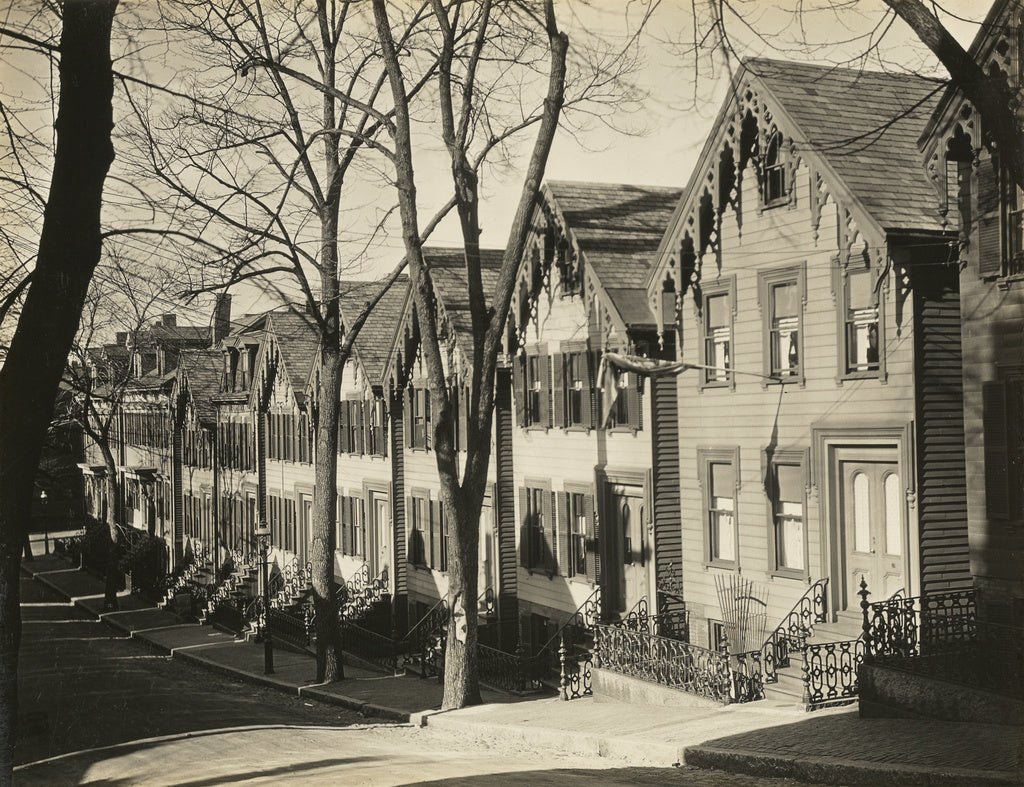 Walker Evans:South Boston Street / Wooden Houses, Boston, Poster Print Wall Art