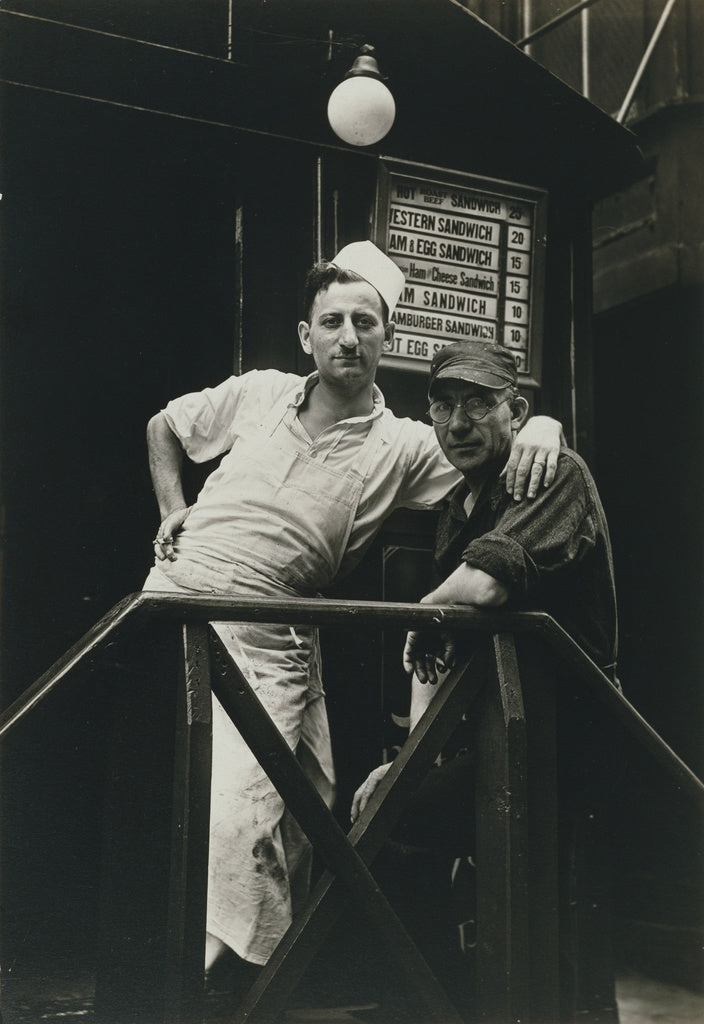Walker Evans:Second Avenue Lunch, New York, Poster Print Wall Art