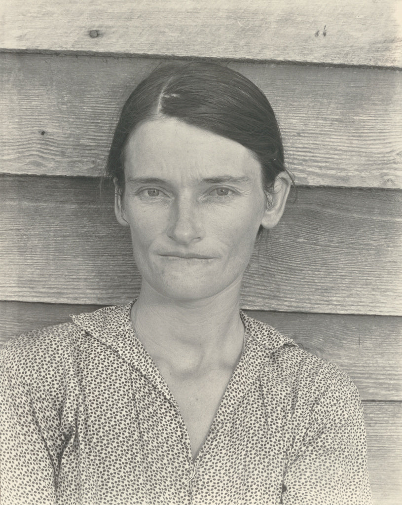 Walker Evans:Allie Mae Burroughs, Wife of a Cotton Sharecrop, Poster Print Wall Art