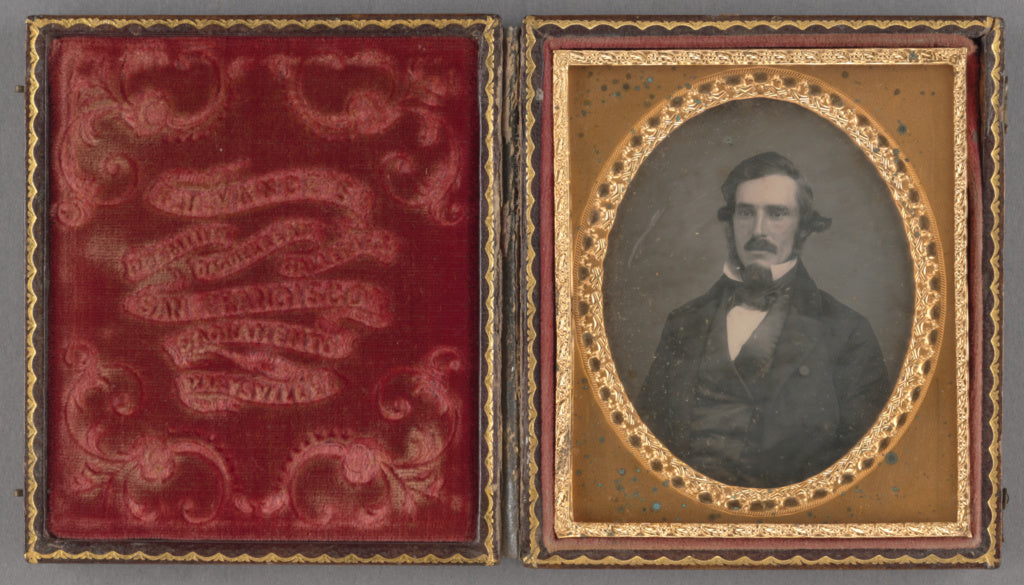 Robert H. Vance:[Portrait of a Man with Moustache and Goatee, Poster Print Wall Art