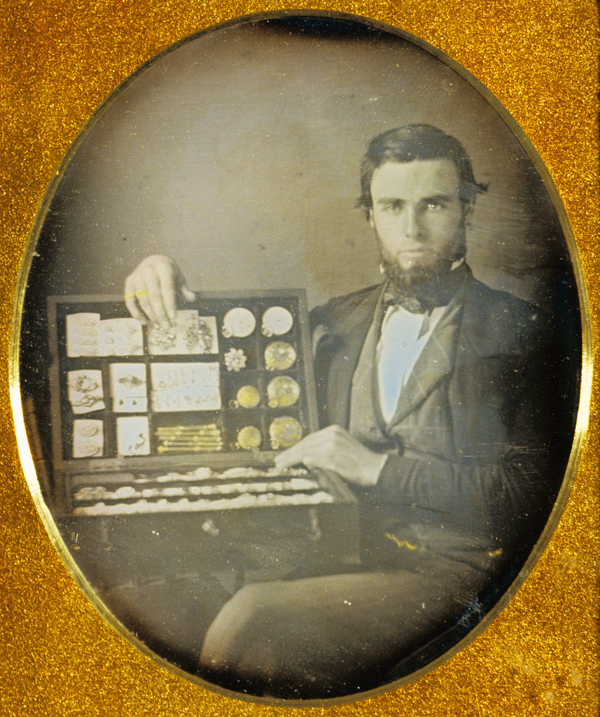 Robert H. VanceAttributed to:[Portrait of a Jewelry Salesman, Poster Print Wall Art