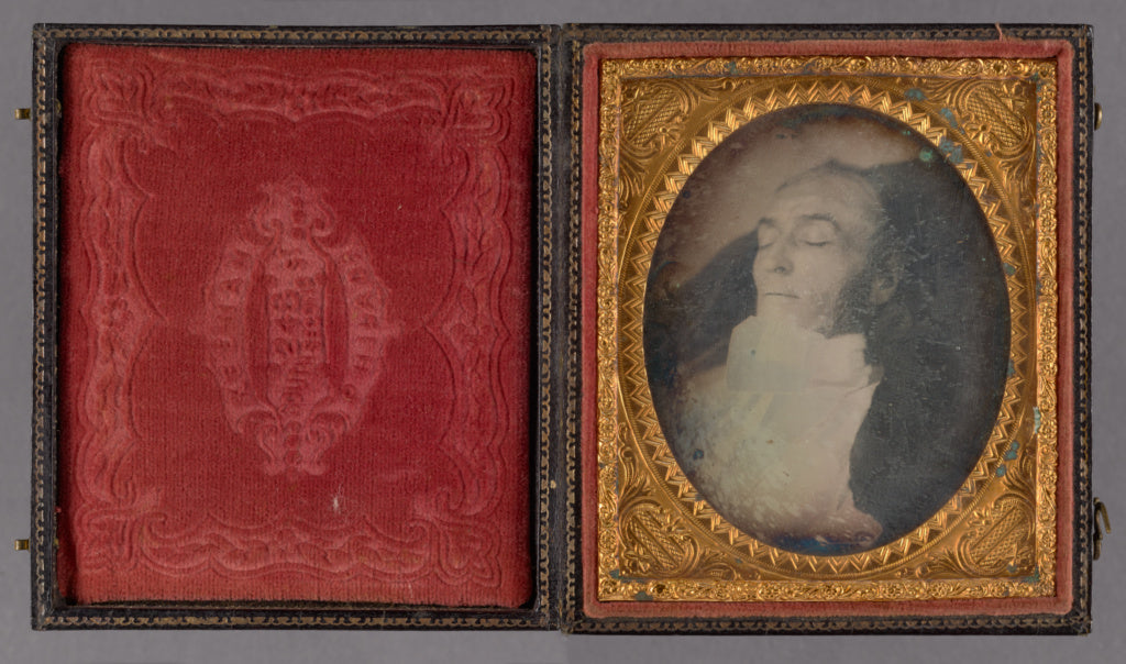 John A. Keenan:[Postmortem portrait of an unidentified middl, Poster Print Wall Art