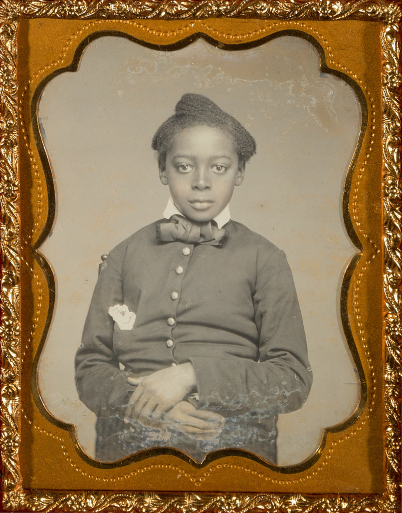 Unknown maker, American:[Portrait of a Seated Black Child wi, Poster Print Wall Art