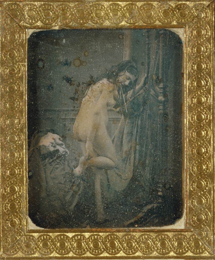 Bruno BraquehaisAttributed to:[Standing Female Nude Touching, Poster Print Wall Art