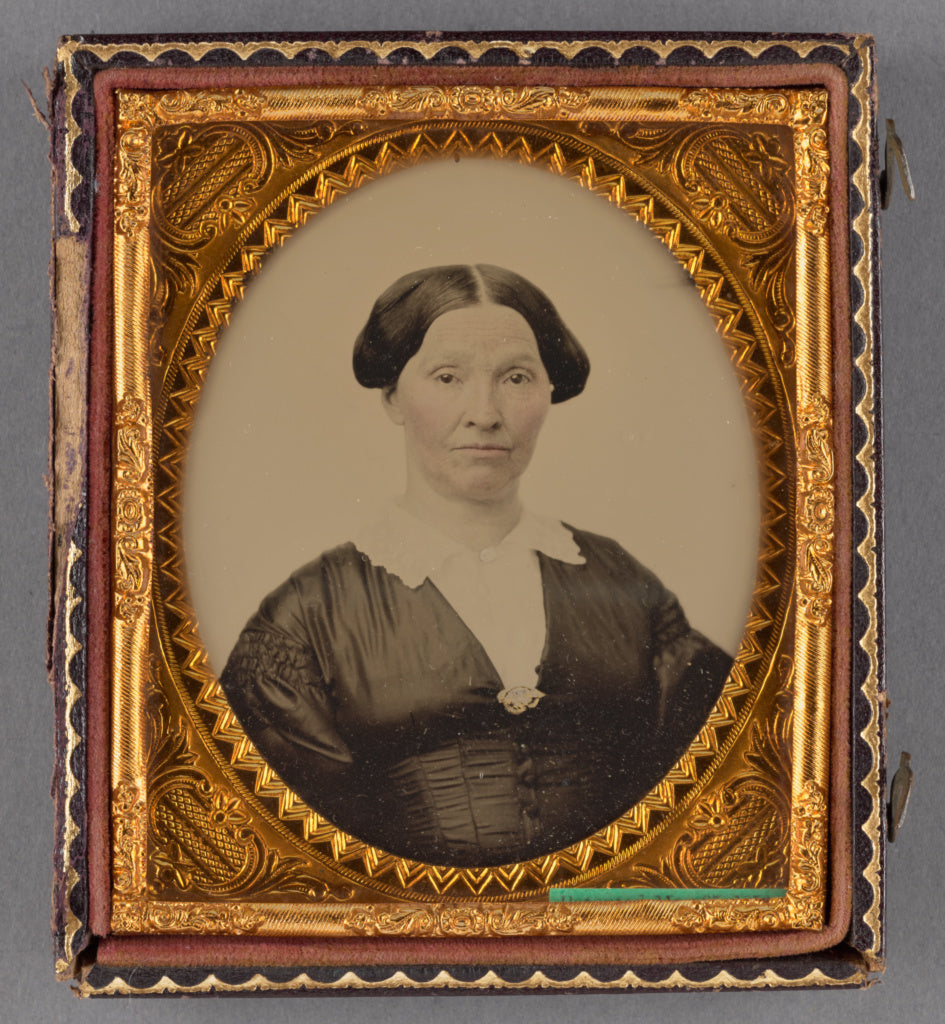 Cromwell W. Stimpson:[Portrait of a Middle-aged Woman Wearin, Poster Print Wall Art