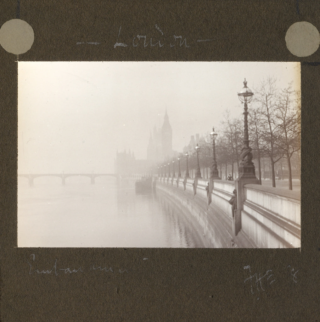 Frederick H. Evans:London. Embankment., Poster Print Wall Art