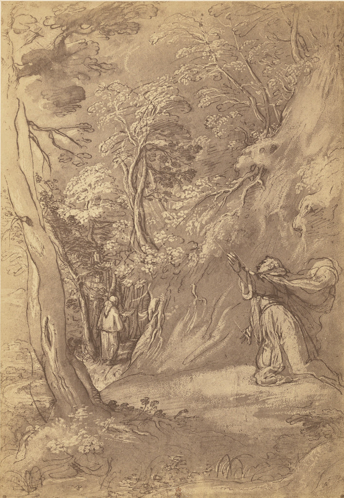 Roger Fenton:[Drawing of The Stigmatization of St Francis in, Poster Print Wall Art