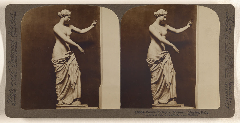 Underwood & Underwood:Venus of Capua, Museum, Naples, Italy., Poster Print Wall Art