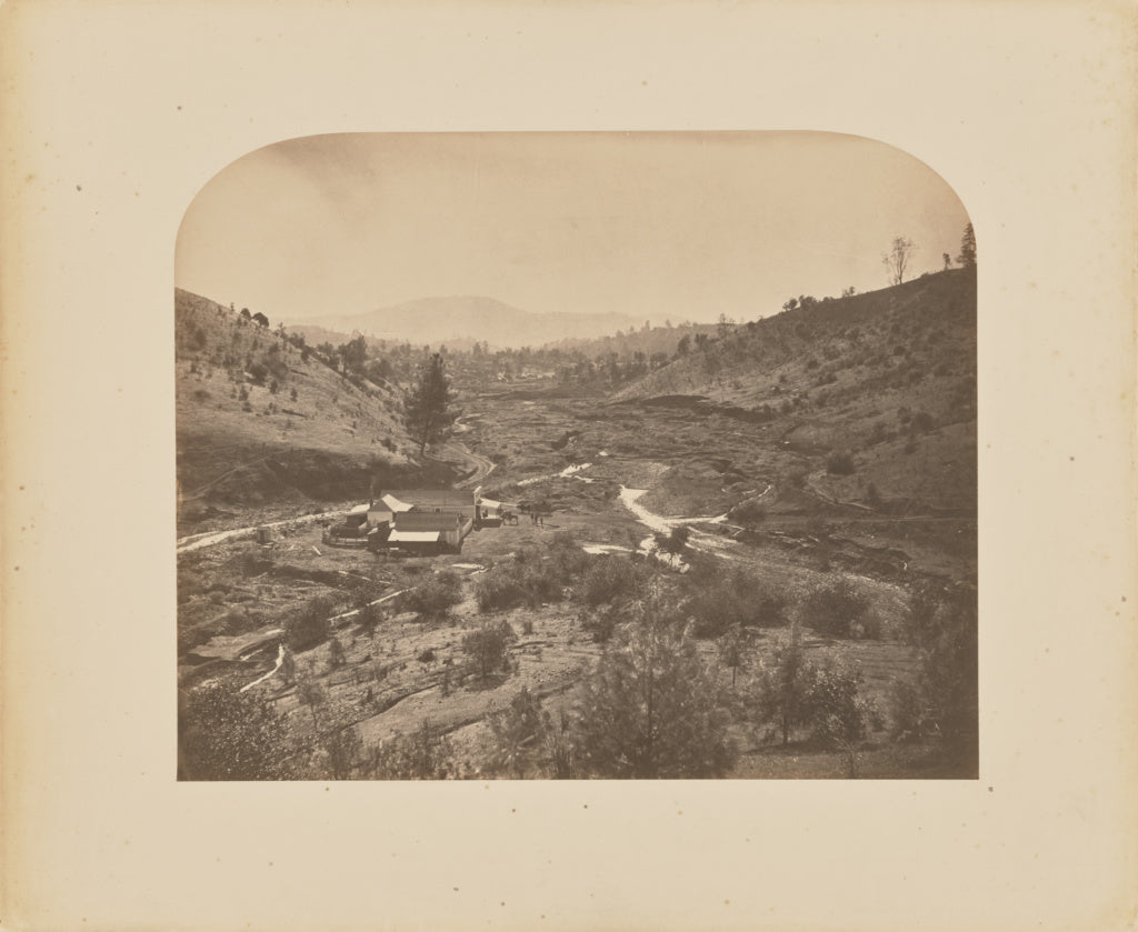 Carleton Watkins:Mormon Bar, Poster Print Wall Art