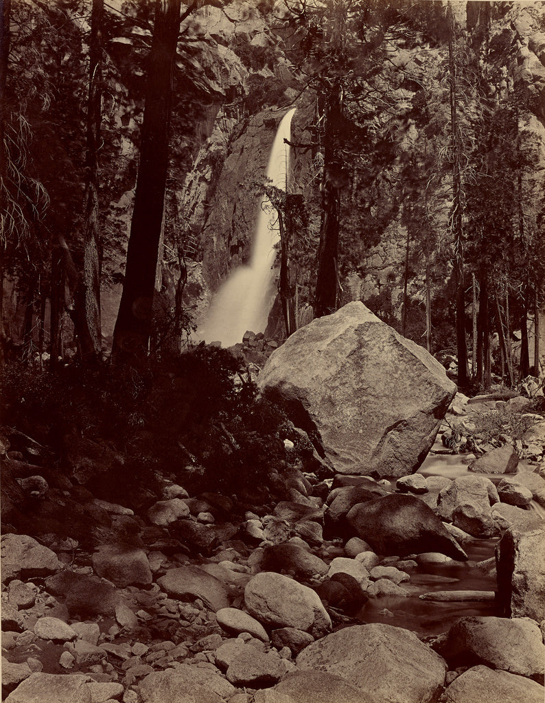 Thomas Houseworth & Company:[Lower Yo-Semite Fall, 1600 ft.,, Poster Print Wall Art