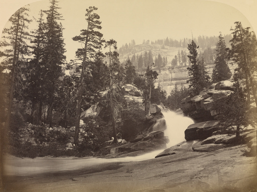 Carleton Watkins:Cascade - Nevada Fall - 700 ft. Yo Semite, Poster Print Wall Art