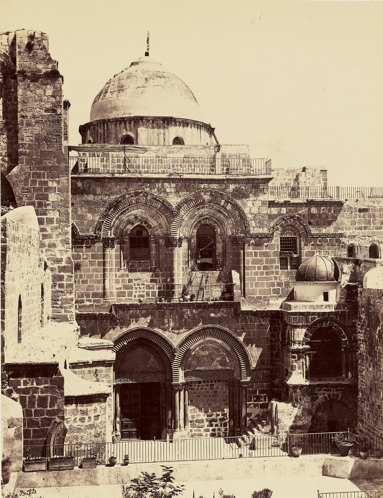 Félix Bonfils:Saint Sepulcre - Jerusalem, Poster Print Wall Art
