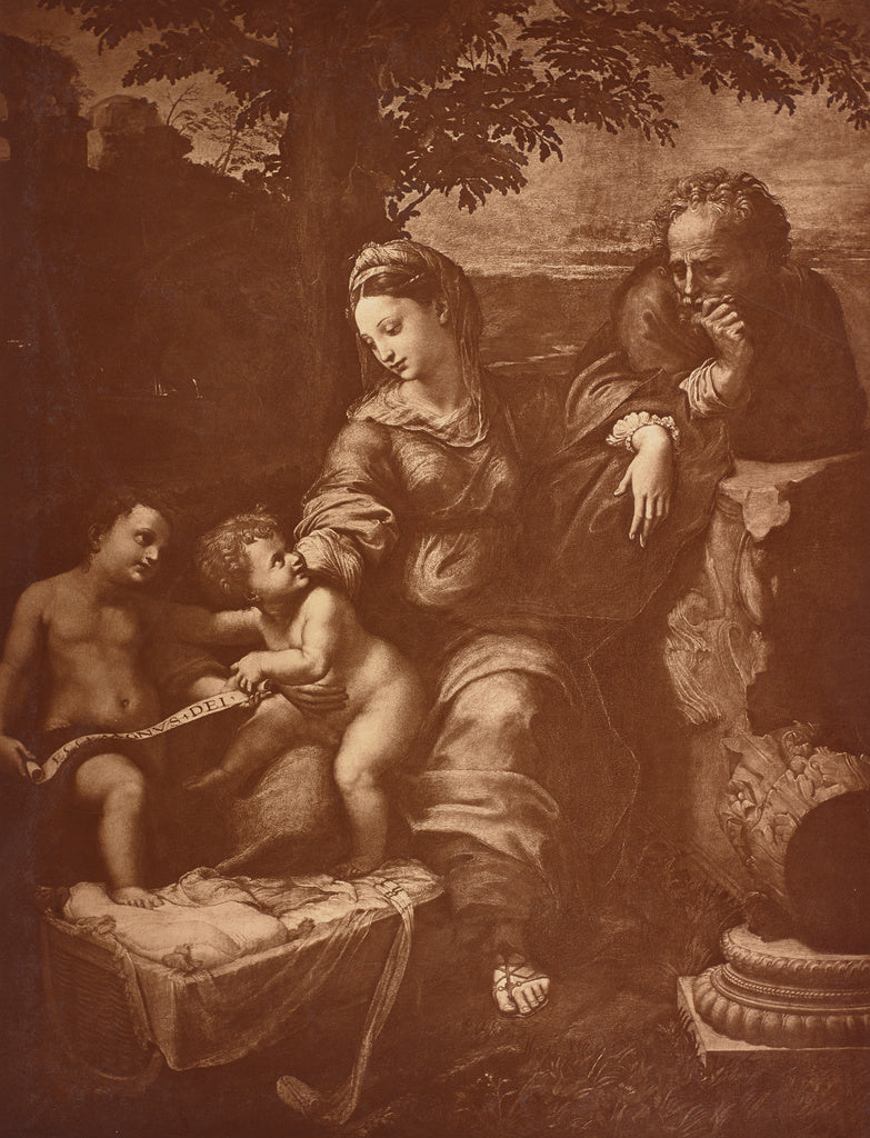 Adolphe Braun:Raphael's "Holy Family", Poster Print Wall Art