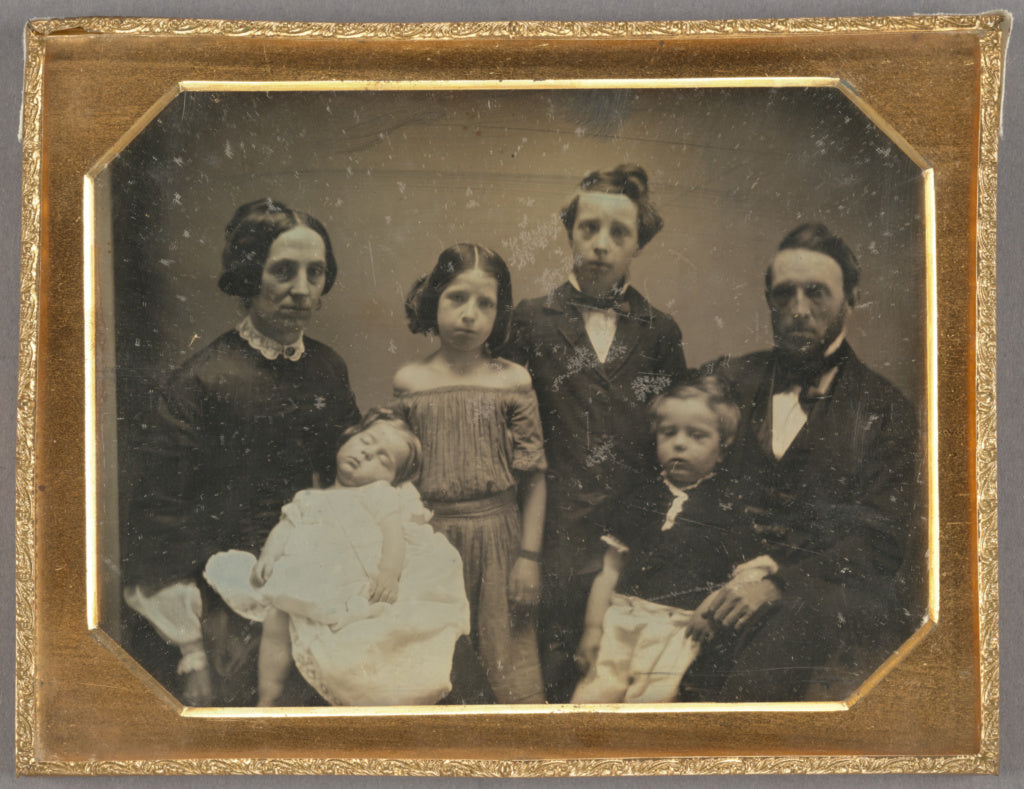 Unknown maker, American:[Family Portrait of Luther Sheldon R, Poster Print Wall Art
