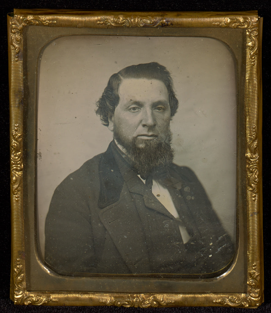 Unknown maker, American:[Portrait of a Man with Bushy Chin B, Poster Print Wall Art