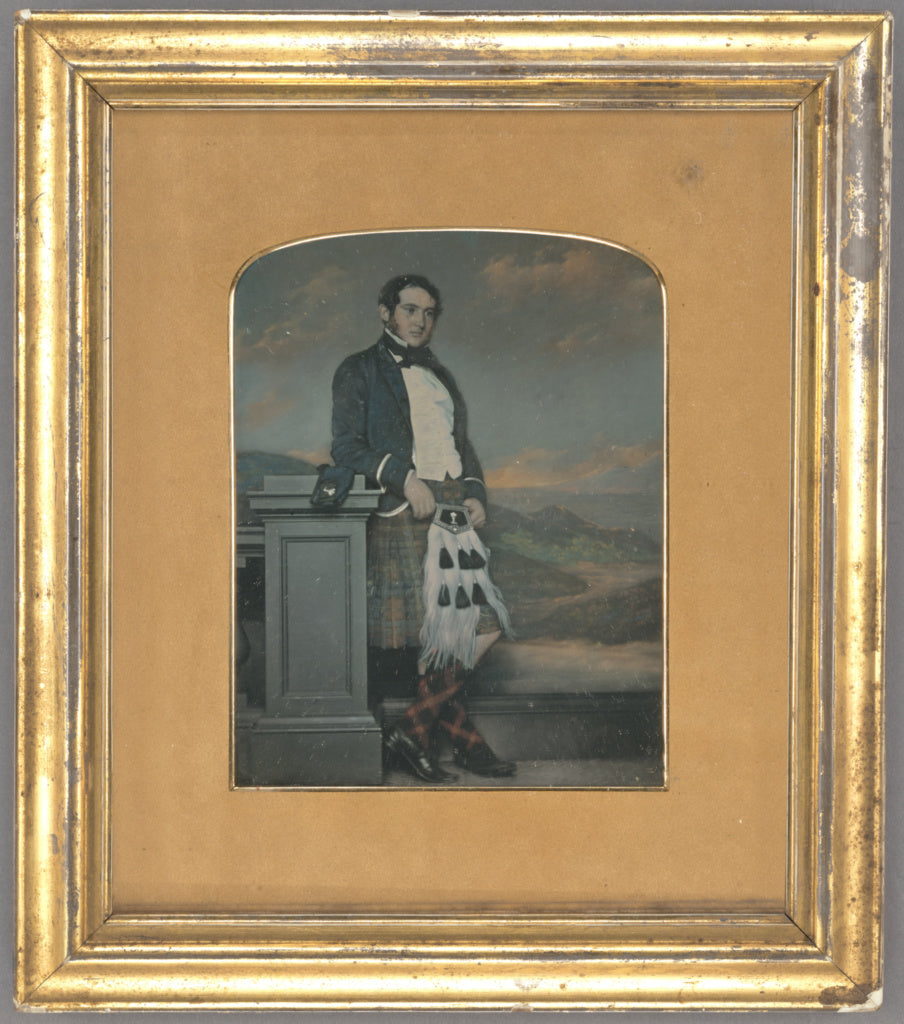 Unknown maker, British:[Full-length portrait of a man wearin, Poster Print Wall Art