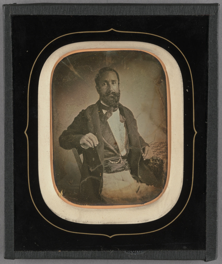 Unknown maker, French:[Portrait of a Seated Middle-aged, Bea, Poster Print Wall Art