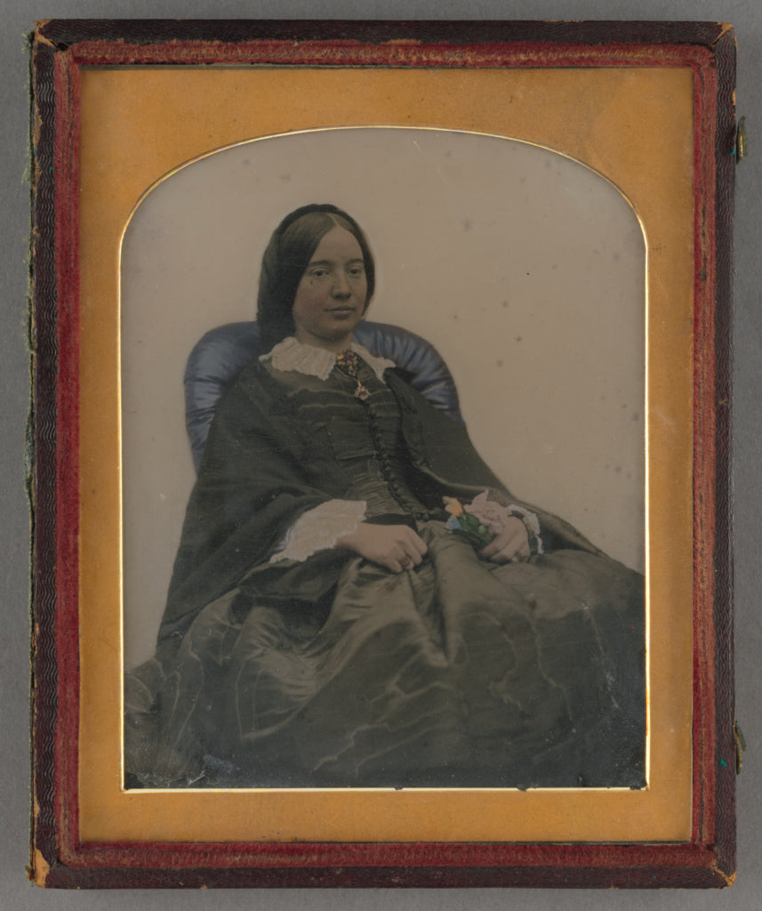 Thompson & Wagstaff:[Portrait of a Seated Middle-aged Woman , Poster Print Wall Art