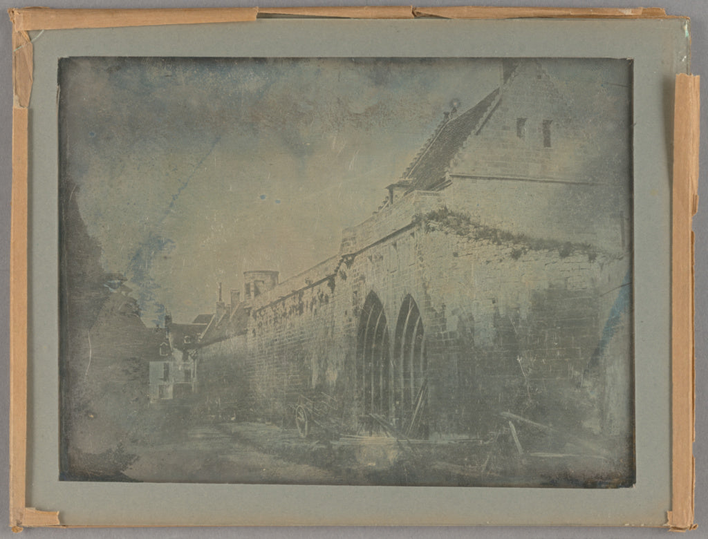 Unknown Artist maker, French:[View of a barn or provincial storage , Poster Print Wall Art