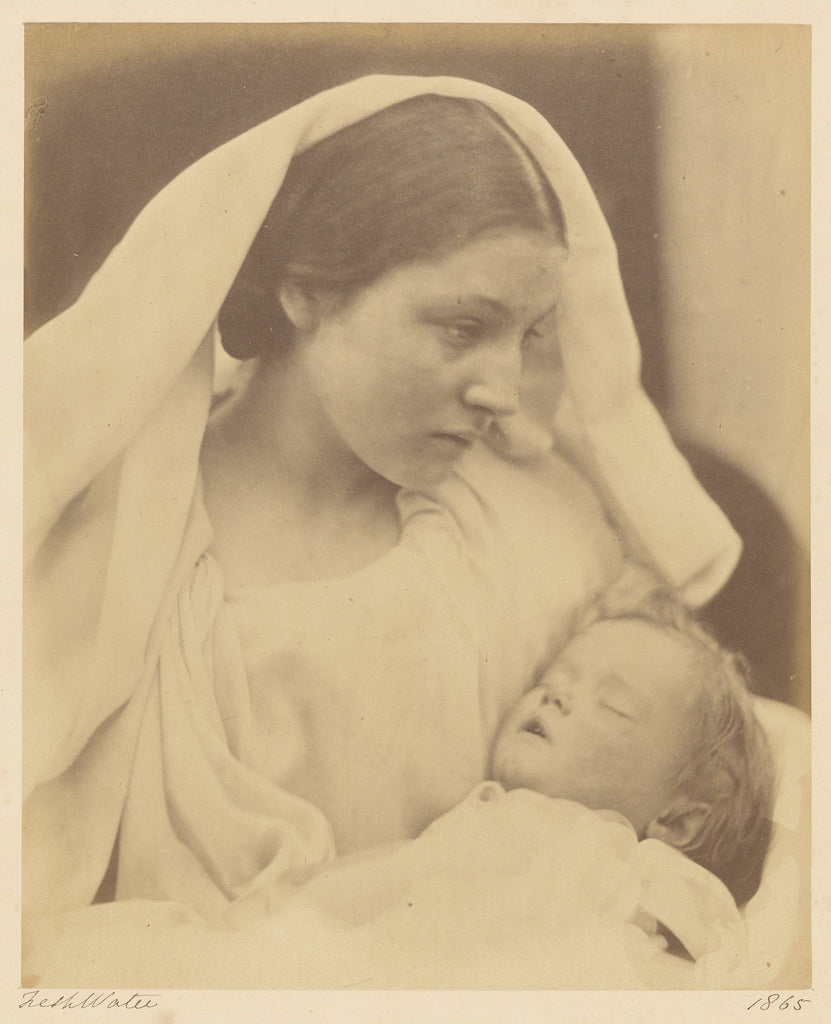 Julia Margaret Cameron:La Madonna Riposata,16x12"(A3)Poster