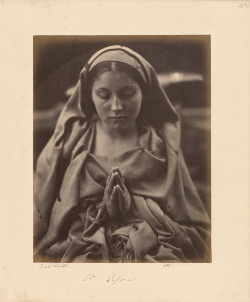 Julia Margaret Cameron:St. Agnes,16x12"(A3)Poster