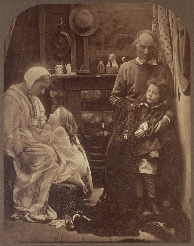 Julia Margaret Cameron:Pray God Bring Father Safely Home,16x12"(A3)Poster