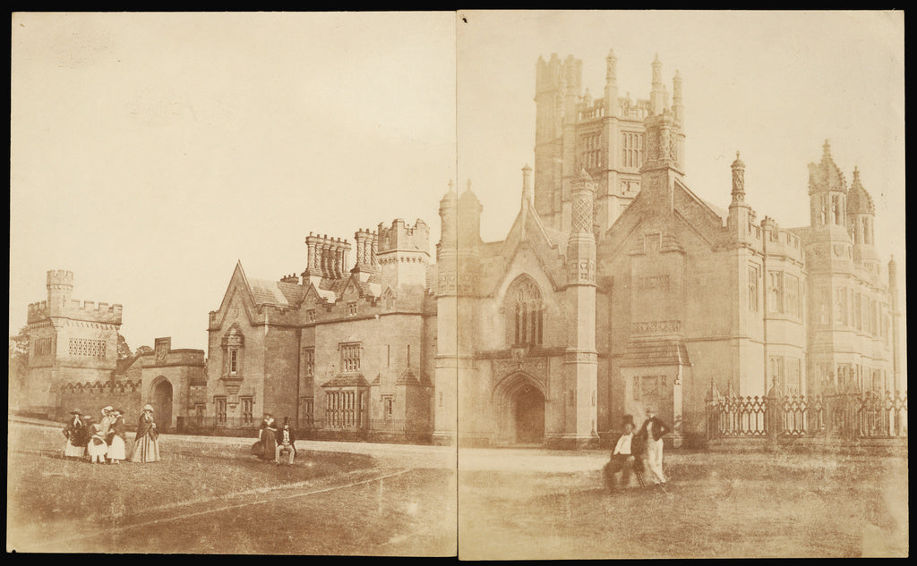 Reverend Calvert Jones:[Two-Part Panorama Study of Margam Ha, Poster Print Wall Art
