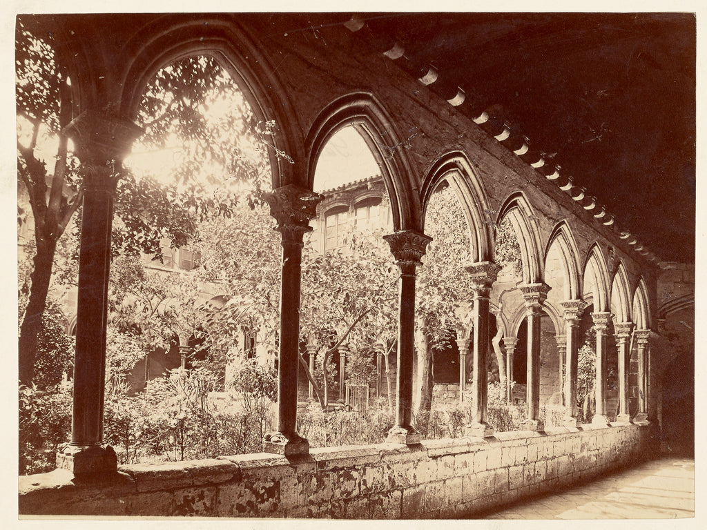 Unknown maker, Spanish:[Cloisters of the convent of Santa Ca, Poster Print Wall Art