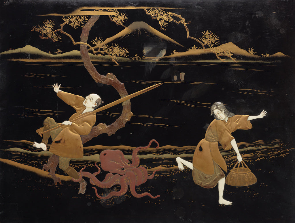 Kusakabe Kimbei:Album. (spine title) [Japanese Album: portra, Poster Print Wall Art
