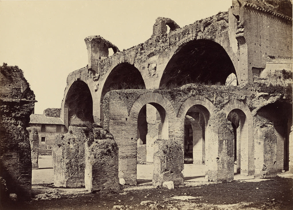 Tommaso Cuccioni:The Basilica of Maxentius, Rome, Poster Print Wall Art