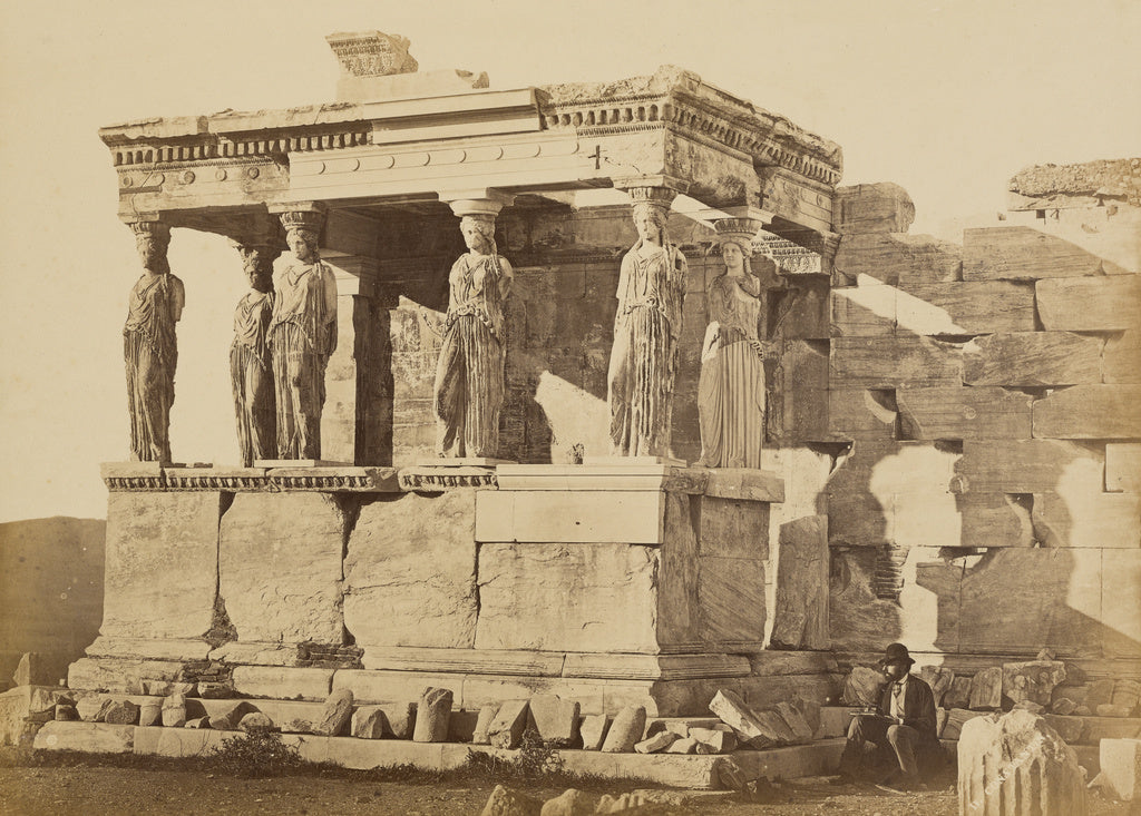 Dimitrios Constantin:The Caryatid Porch of the Erechtheion, , Poster Print Wall Art