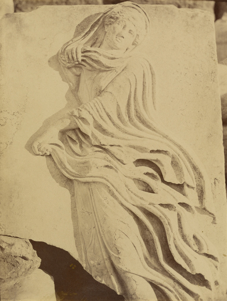 Dimitrios Constantin:[Sculptural fragment - dancing Maenad i, Poster Print Wall Art