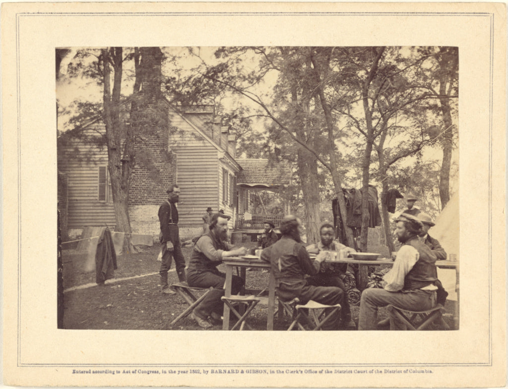 George N. Barnard:Mr. Toller's House, Cumberland, Viriginia, Poster Print Wall Art