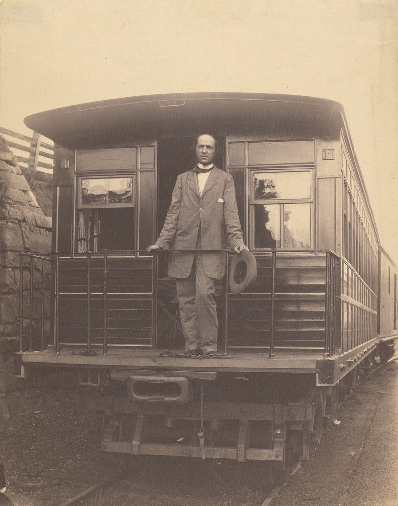 Unknown maker, American:[Portrait of an unidentified man sta, Poster Print Wall Art