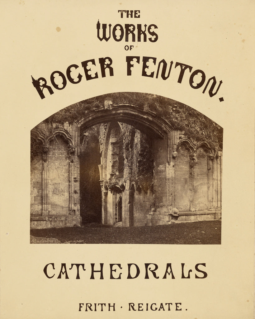 Roger Fenton:[Title page of "The Works of Roger Fenton: Cath, Poster Print Wall Art