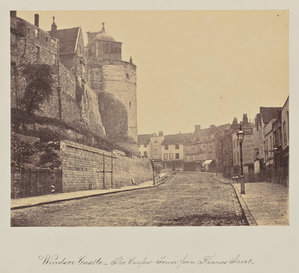 Arthur James Melhuish:Windsor Castle - the Curfew Tower from, Poster Print Wall Art