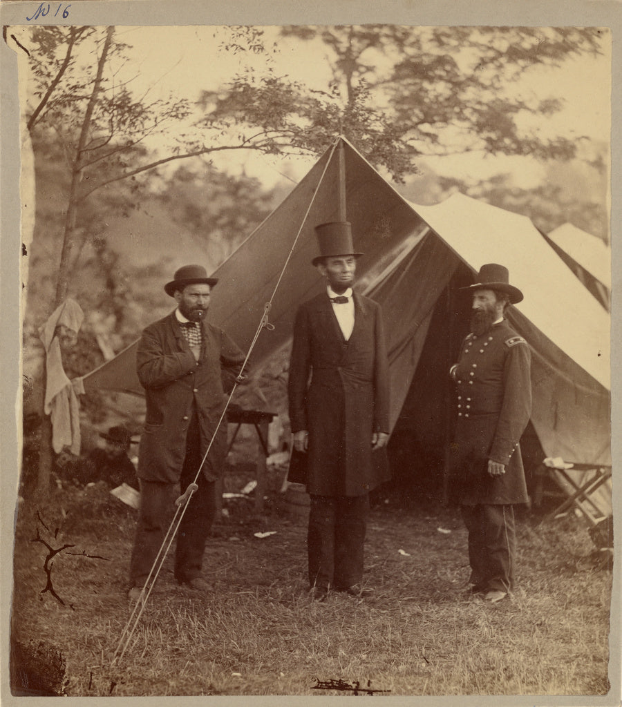 Alexander Gardner:[President Lincoln, United States Headquar, Poster Print Wall Art