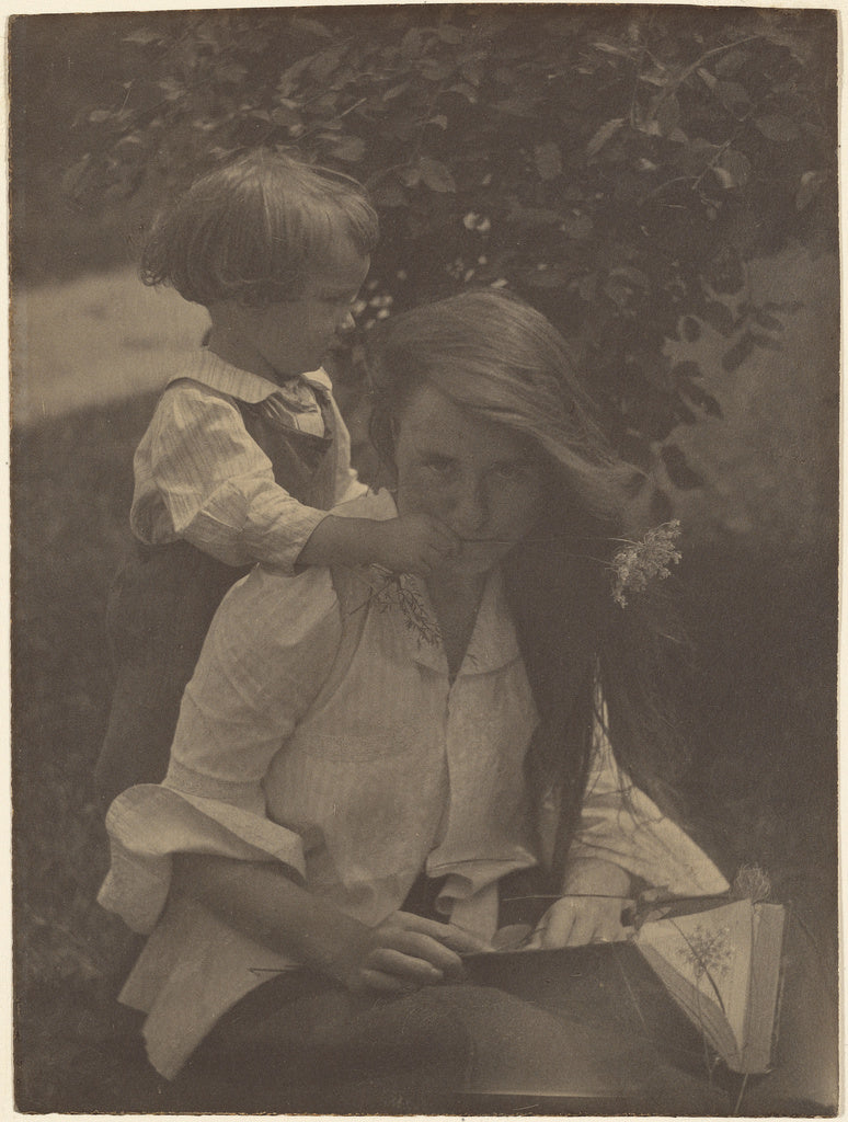 Gertrude Käsebier:Gertrude and Charles O'Malley: A Triptych, Poster Print Wall Art