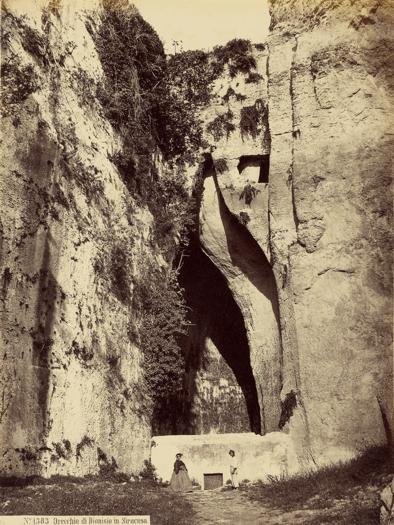 Unknown:Orecchiodi Dionisio in Siracusa., Poster Print Wall Art