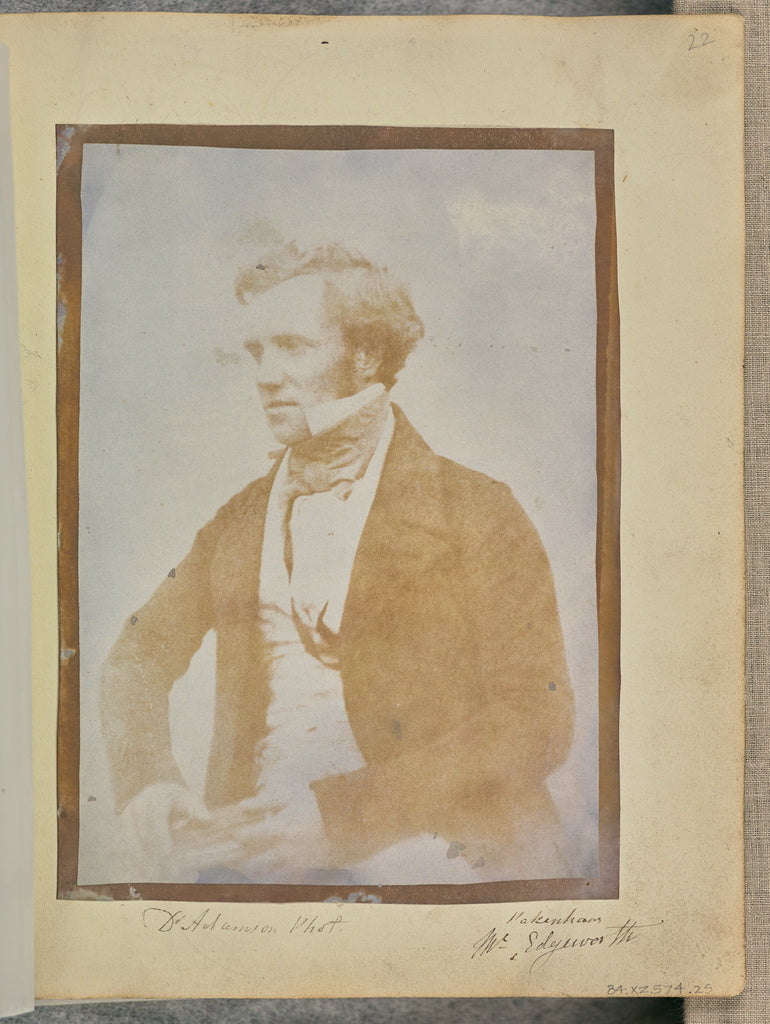 Dr. John Adamson:Michael Pakenham Edgeworth., Poster Print Wall Art