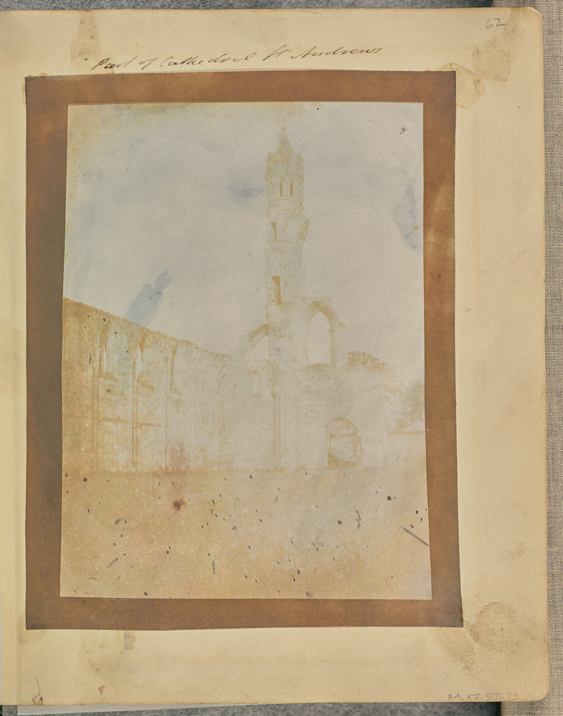 Unknown maker, British:The West Front and South Aisle of St., Poster Print Wall Art