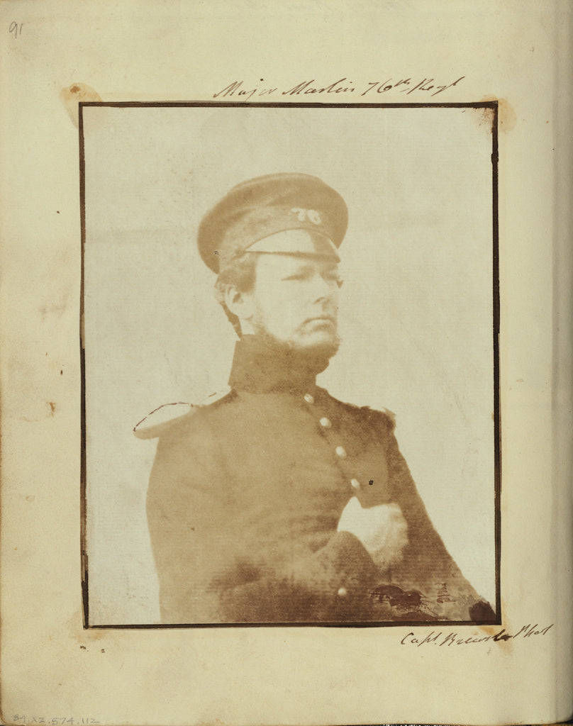 Capt. Henry Craigie Brewster:Major Martin., Poster Print Wall Art