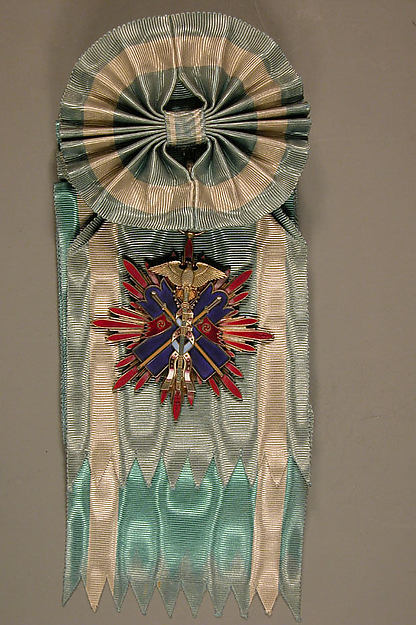 Insignia Medal and Button late 19th cent, Poster Print